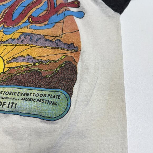 Vintage 80s The US Festival T Shirt L 18x26 Grateful Dead Fleetwood Mac 1982 - Picture 8 of 13